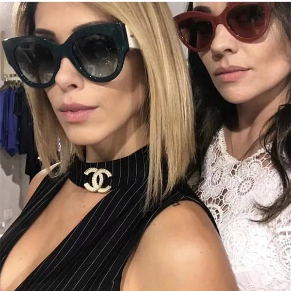 Oversized Retro Round Sunglasses