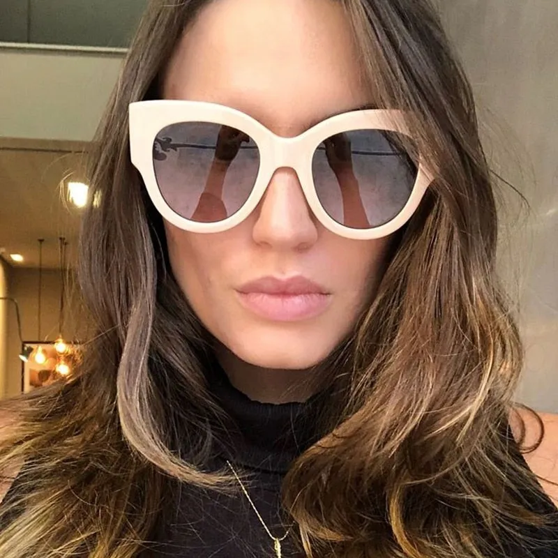 Oversized Retro Round Sunglasses