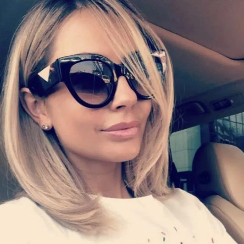 Oversized Retro Round Sunglasses