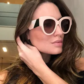 Oversized Retro Round Sunglasses