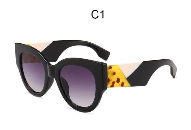 Oversized Retro Round Sunglasses