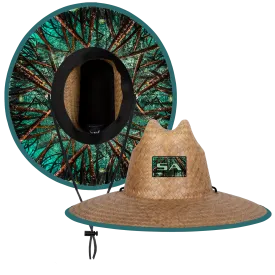 Palms Under Brim Straw Hat | Mangroves