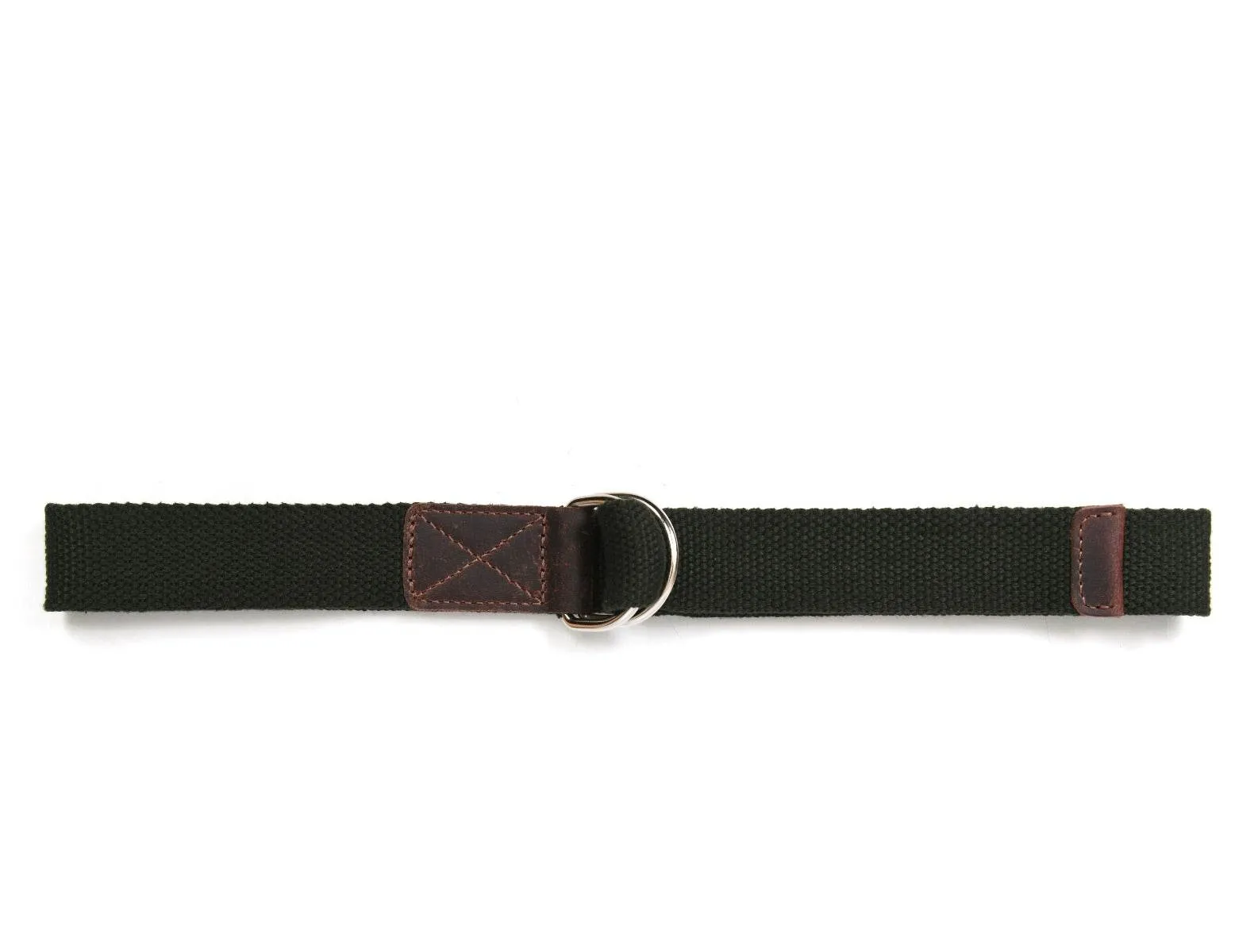 Paso Canvas Belt with D-ring - Green