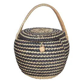 Raya Woven Bucket Tote
