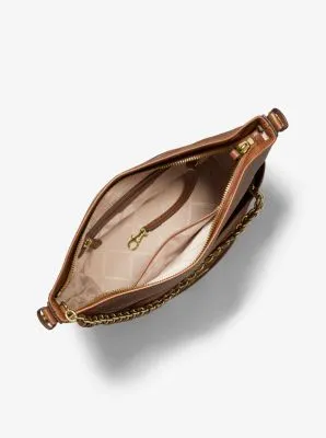Reese Large Pebbled Leather Shoulder Bag