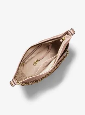 Reese Large Pebbled Leather Shoulder Bag