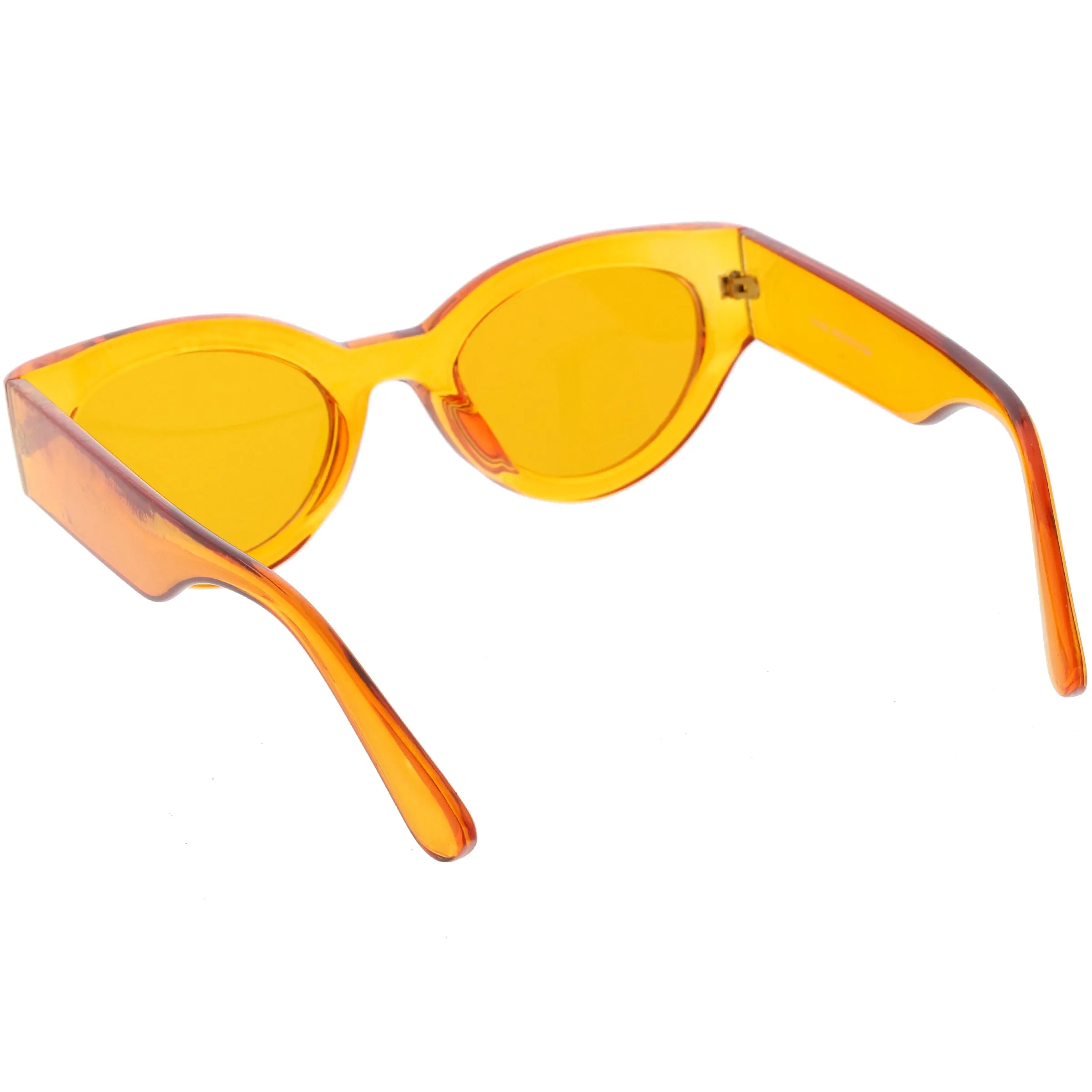Retro Bold Translucent Color Tone Cat Eye Sunglasses C695