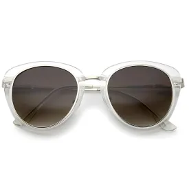 Retro Metal Outline Trim Lens Cat Eye Sunglasses A354