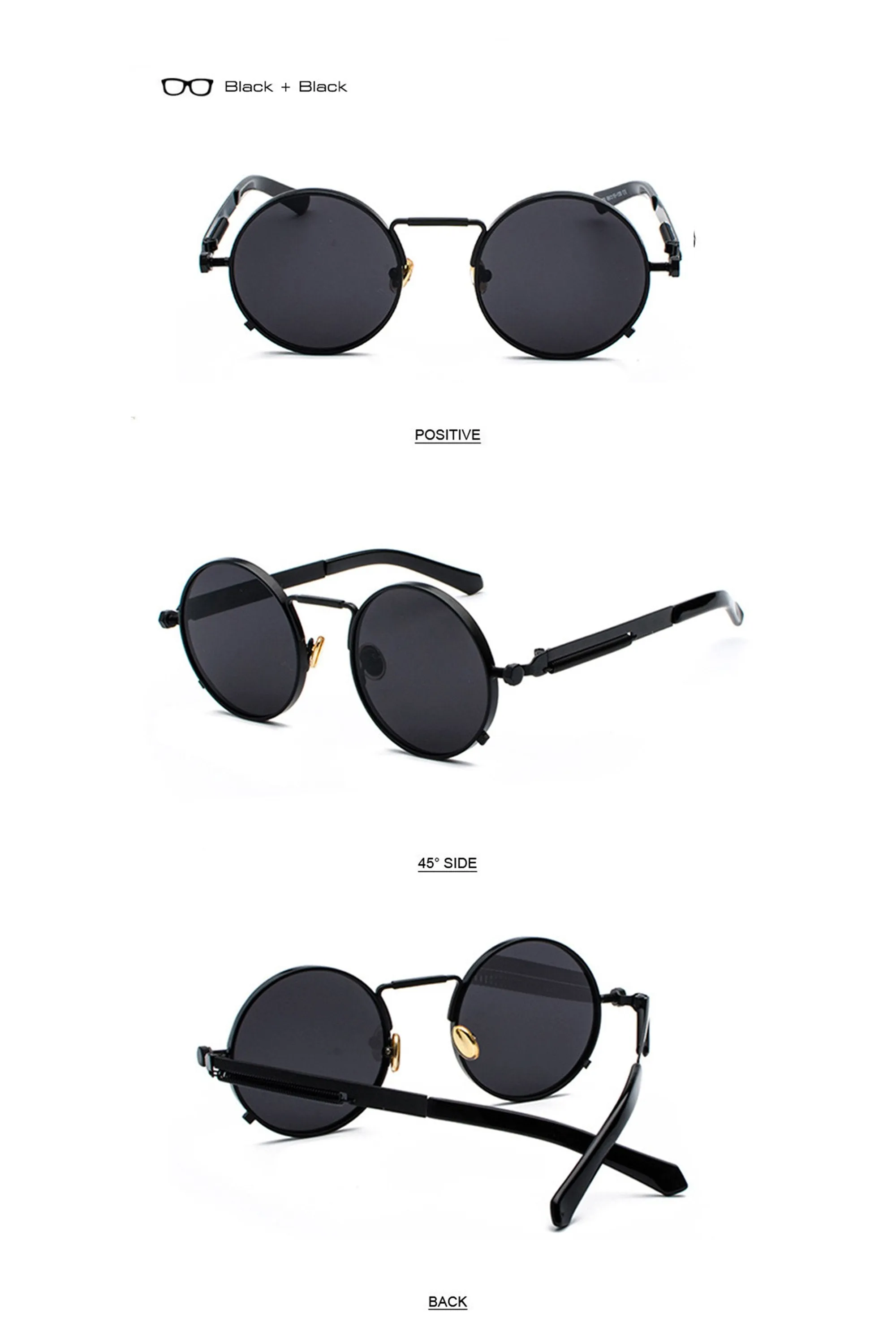 Round Steampunk Sunglasses