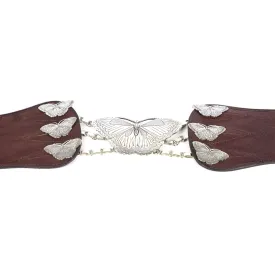 Silver Plated Rastra with Butterfly Motif
