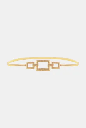 Square Shape Zinc Alloy Buckle Iron Belt