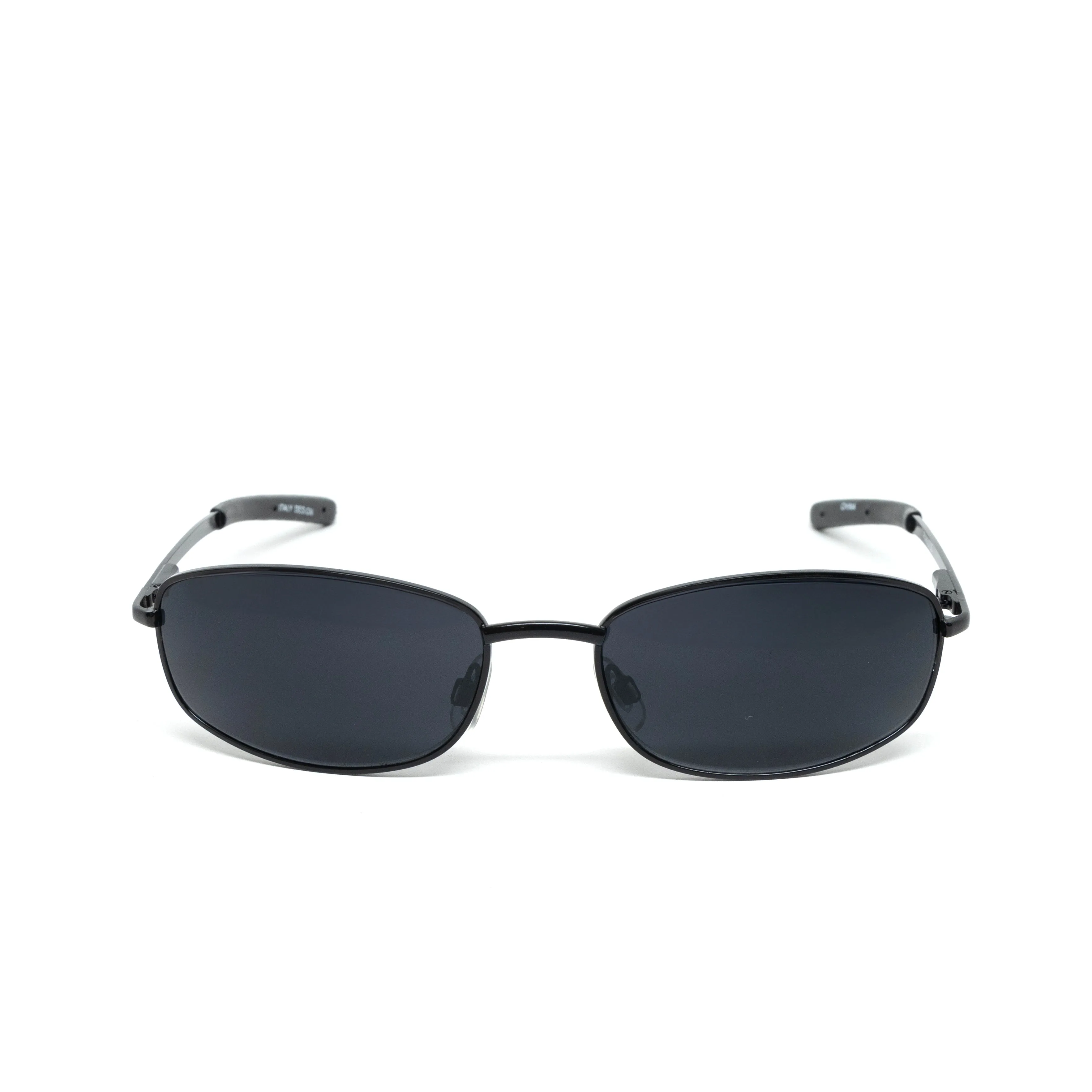//Style 965// Vintage Standard 1997 Wire Oval Frame Sunglasses - Black