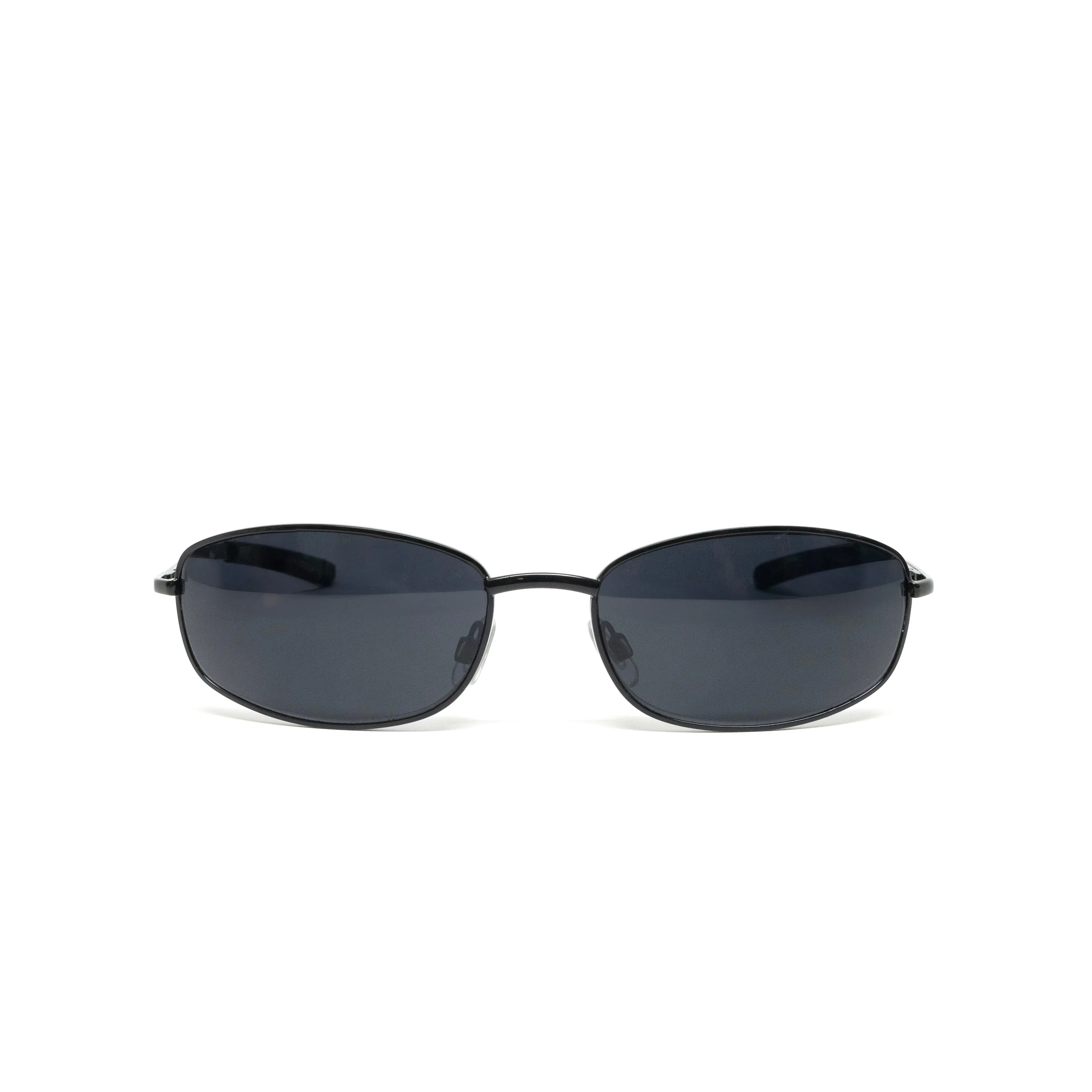 //Style 965// Vintage Standard 1997 Wire Oval Frame Sunglasses - Black