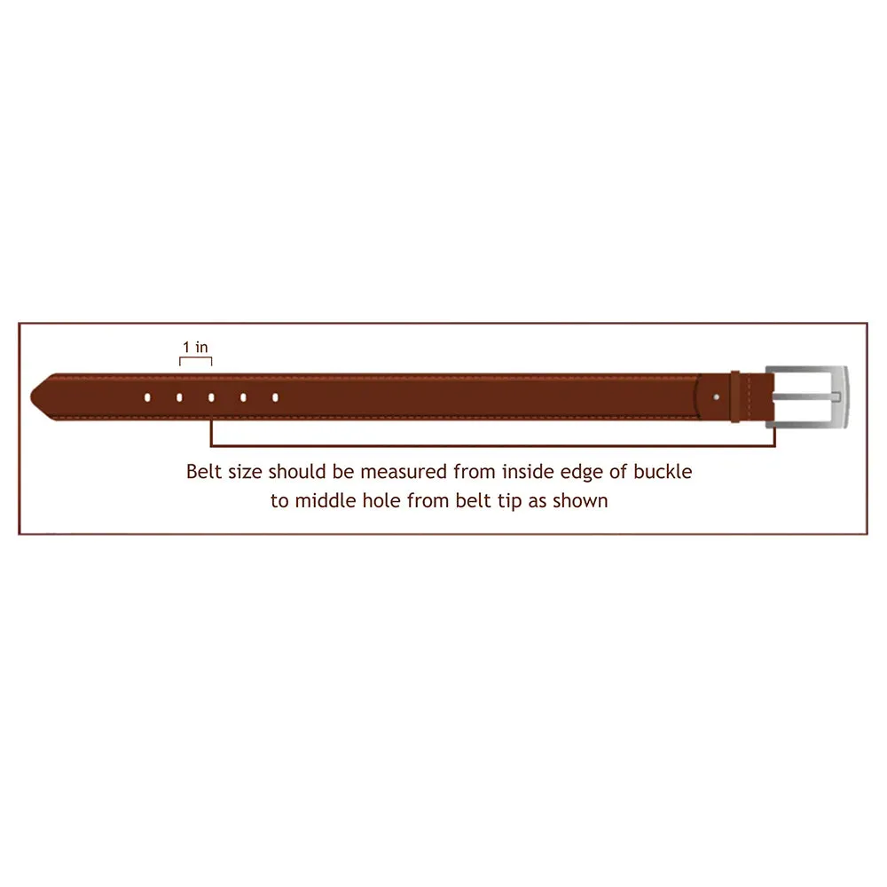 Sunflower Drive Hand Tooled Leather Belt