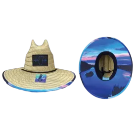 Tahoe Straw | Sun Hat | Emerald Bay Sunrise