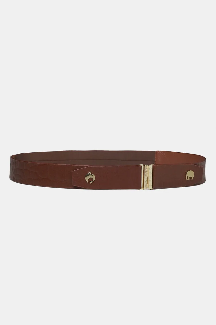 Tan Iconopin Belt