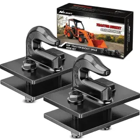 Tractor Bucket Grab Hook 3/8 Inch Black (Pair)