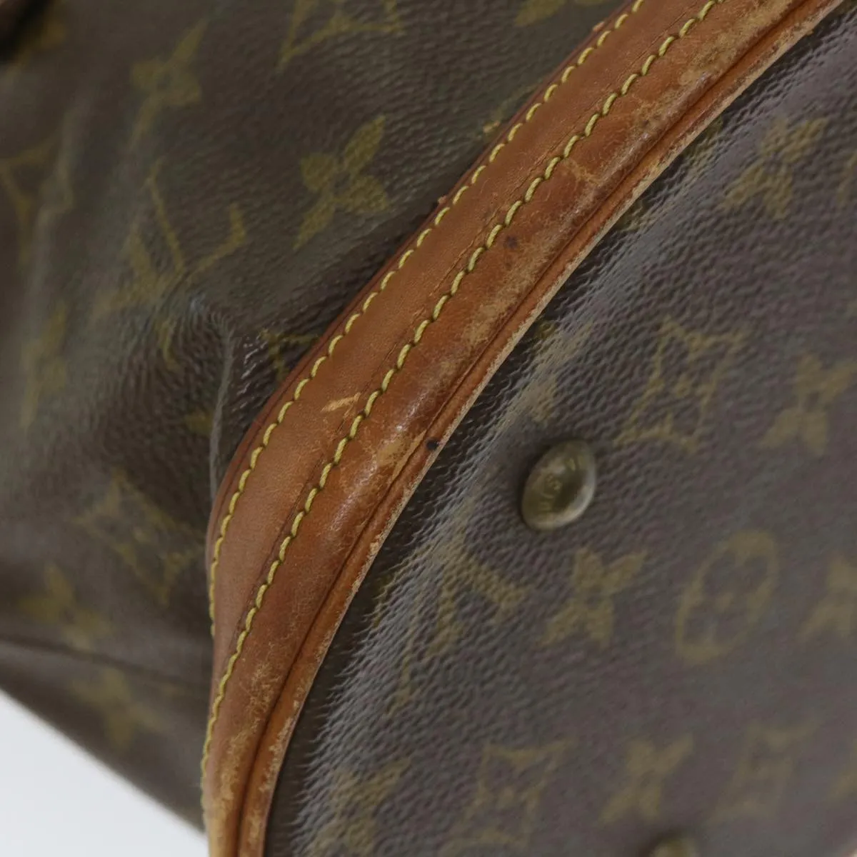 Trendy Inspired Louis Vuitton Monogram Bucket Pm Shoulder Bag M42238 Lv Auth Bs9633
