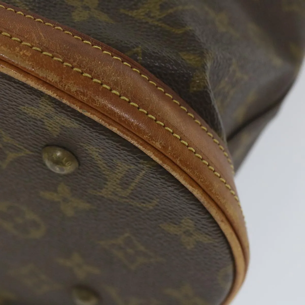 Trendy Inspired Louis Vuitton Monogram Bucket Pm Shoulder Bag M42238 Lv Auth Bs9633