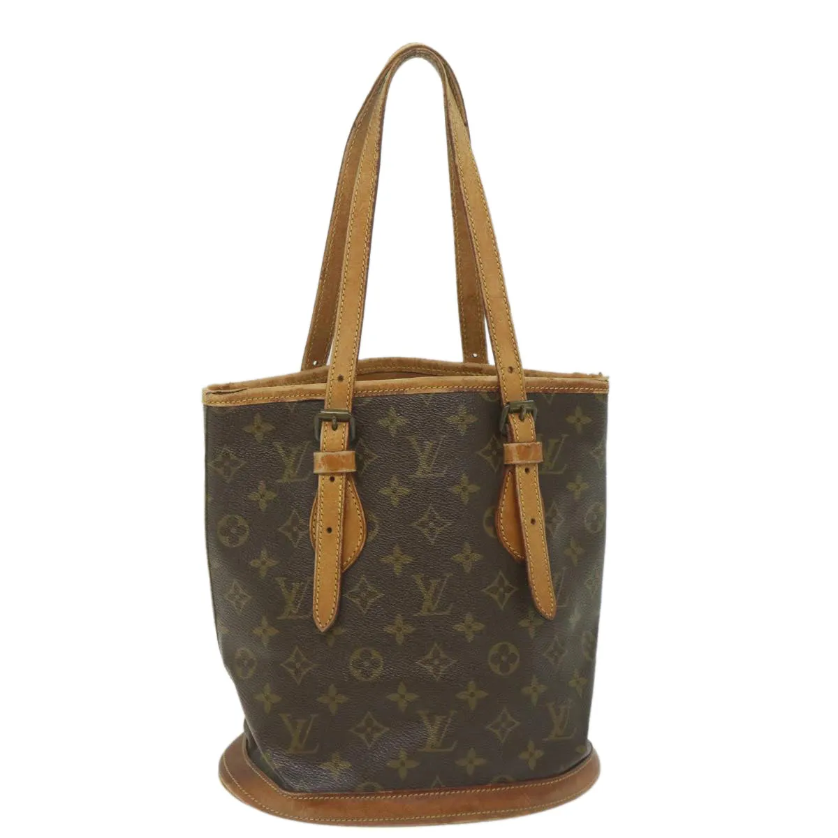Trendy Inspired Louis Vuitton Monogram Bucket Pm Shoulder Bag M42238 Lv Auth Bs9633