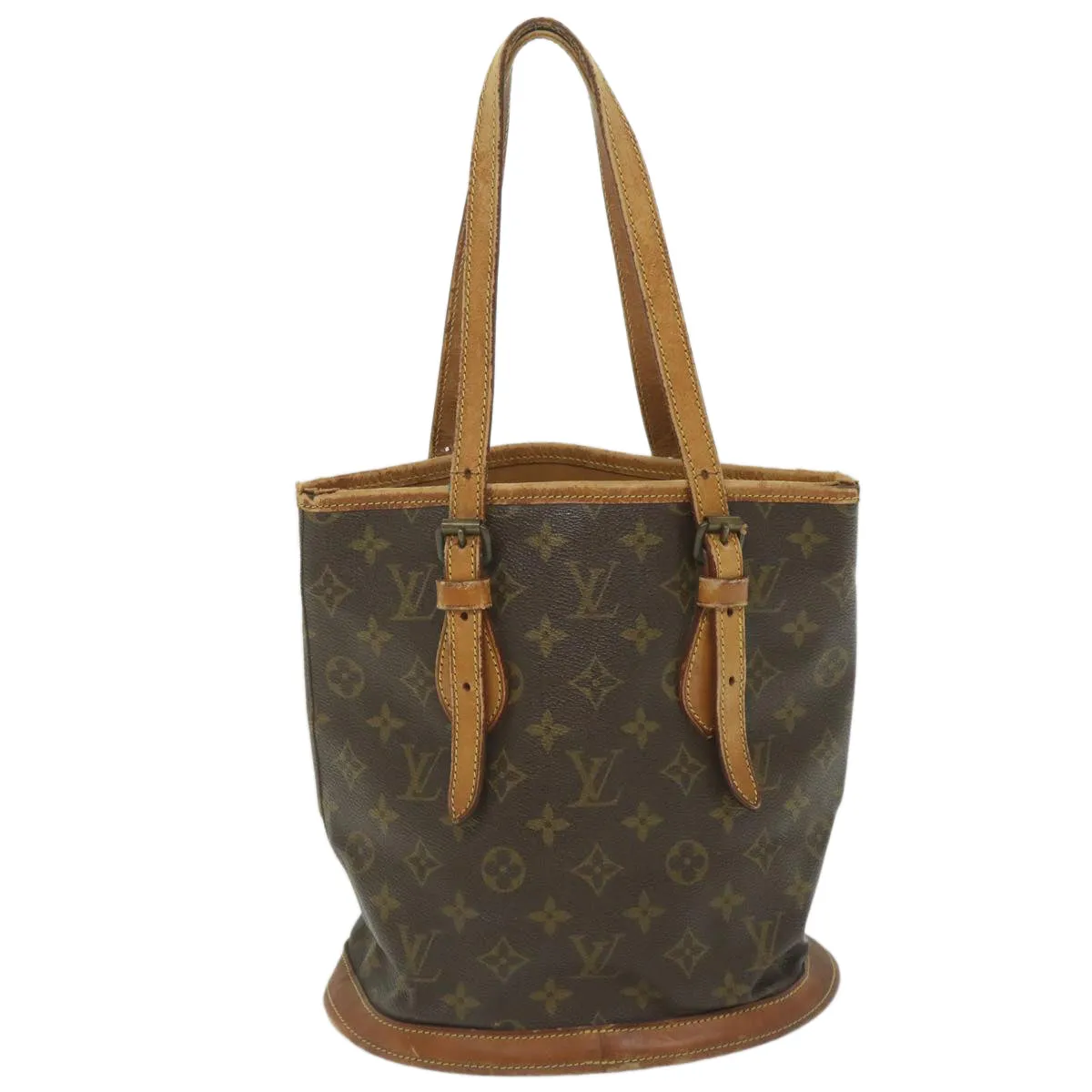 Trendy Inspired Louis Vuitton Monogram Bucket Pm Shoulder Bag M42238 Lv Auth Bs9633
