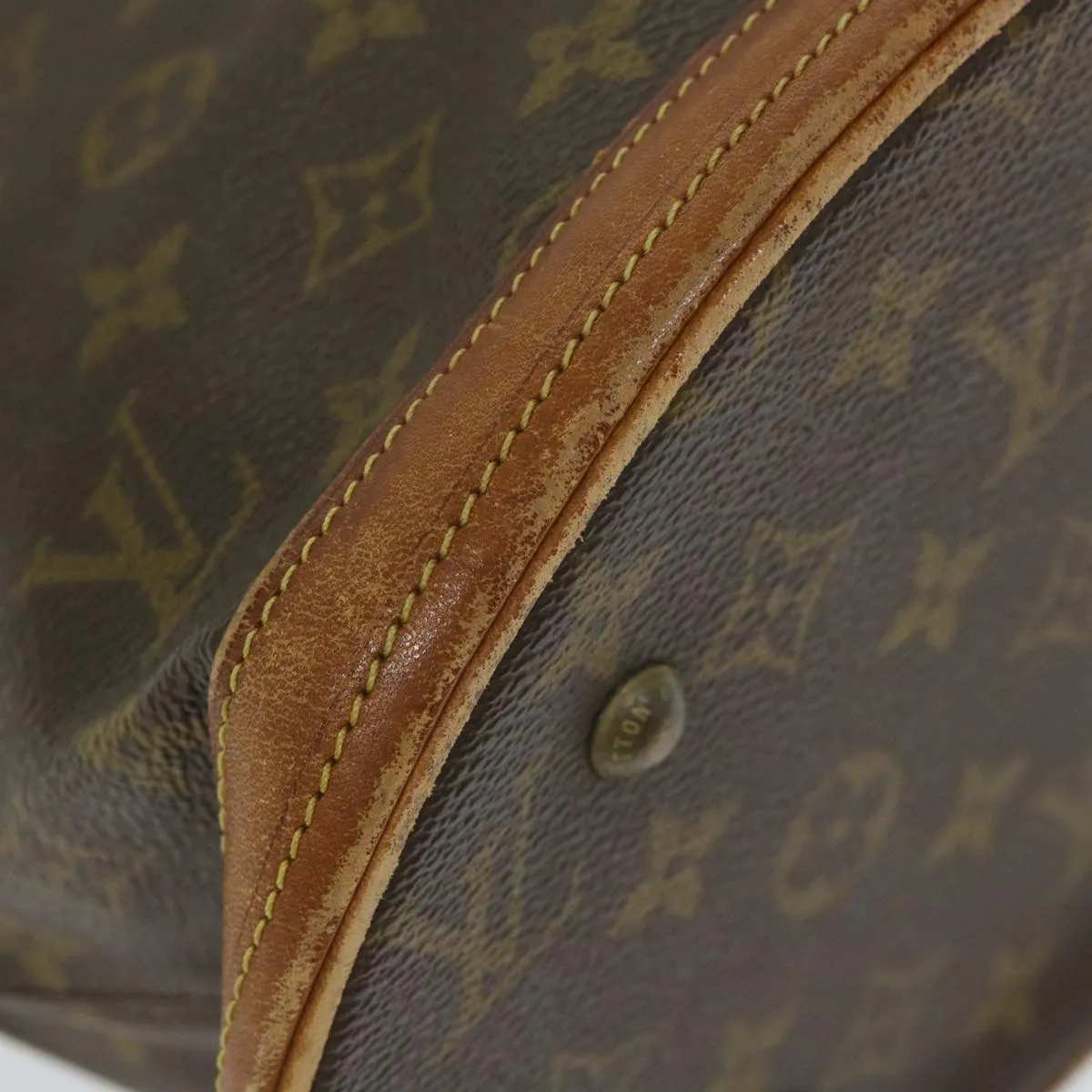 Trendy Inspired Louis Vuitton Monogram Bucket Pm Shoulder Bag M42238 Lv Auth Bs9633