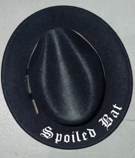 Vegan Wide Brim Felt Hat - Spoiled Bat