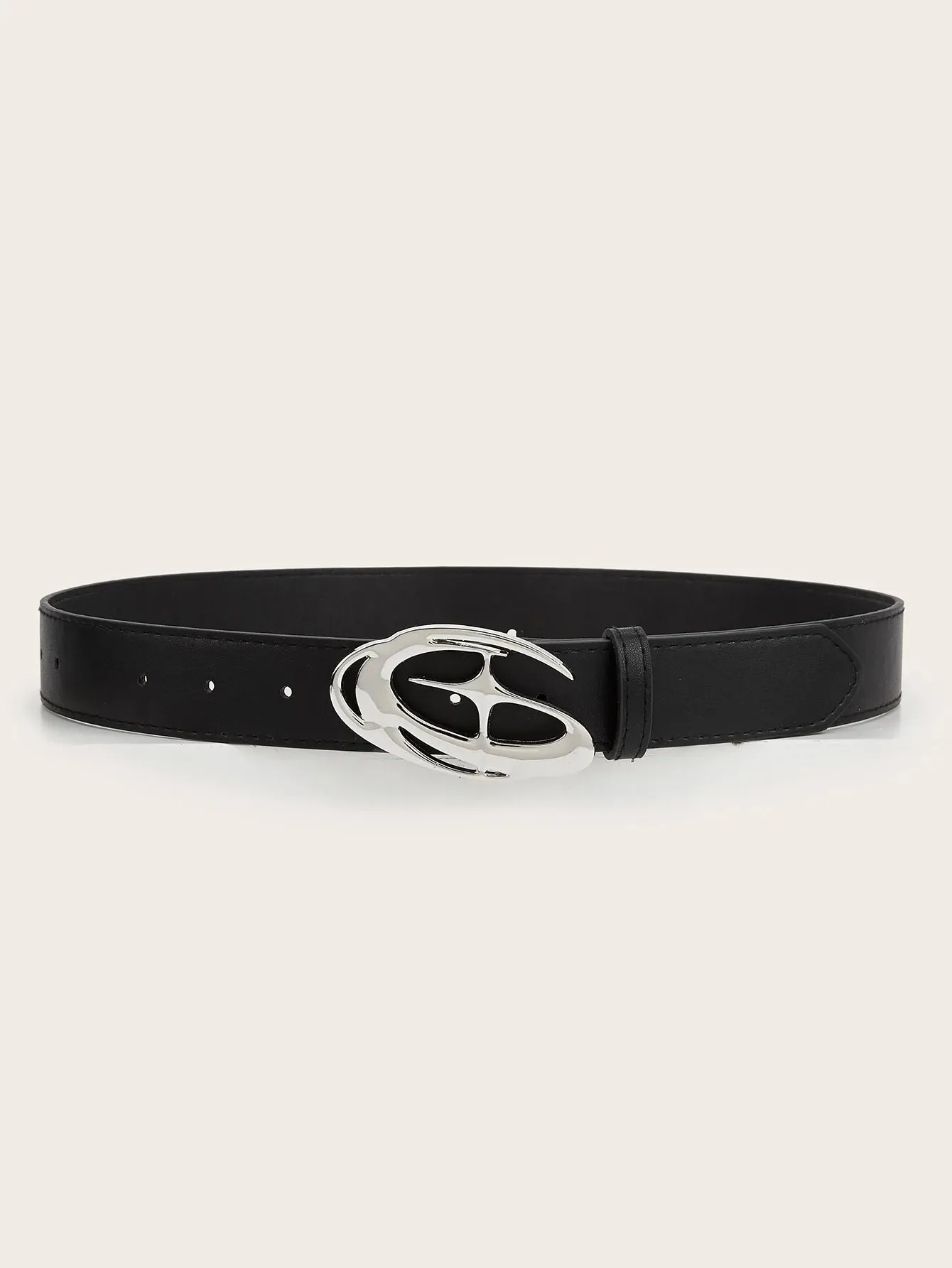 Vintage Punk Moon & Star Buckle Belt – Gothic Y2K PU Leather Waistband for Men & Women