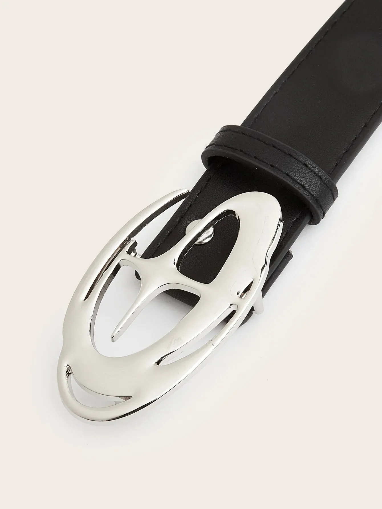Vintage Punk Moon & Star Buckle Belt – Gothic Y2K PU Leather Waistband for Men & Women