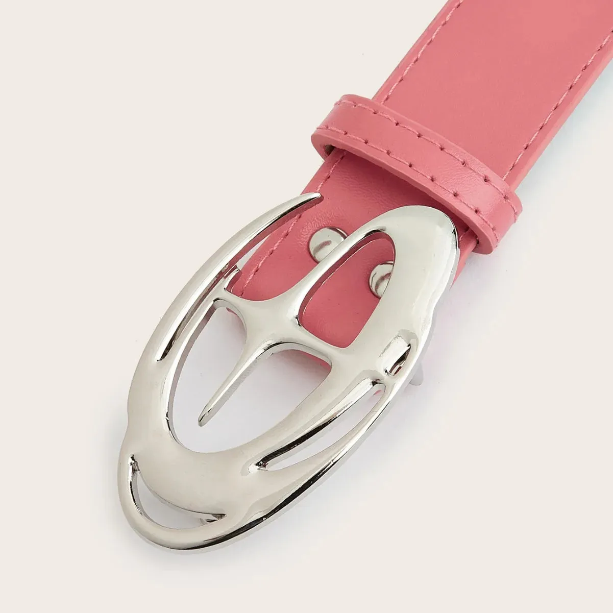 Vintage Punk Moon & Star Buckle Belt – Gothic Y2K PU Leather Waistband for Men & Women