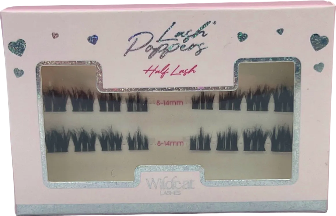 Wildcat Lashes Lash Poppies Half Lash 8-14mm