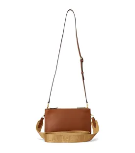 Women's Leather Medium Landyn Crossbody Bag Lauren Tan