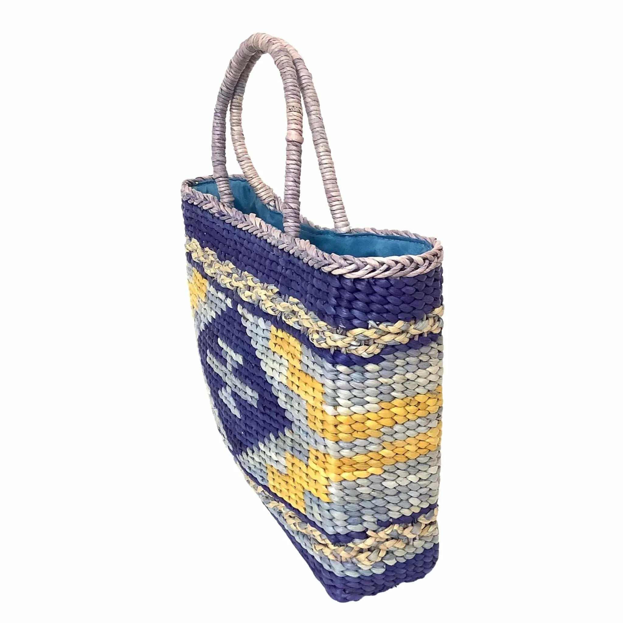 Woven Corn Husk Tote