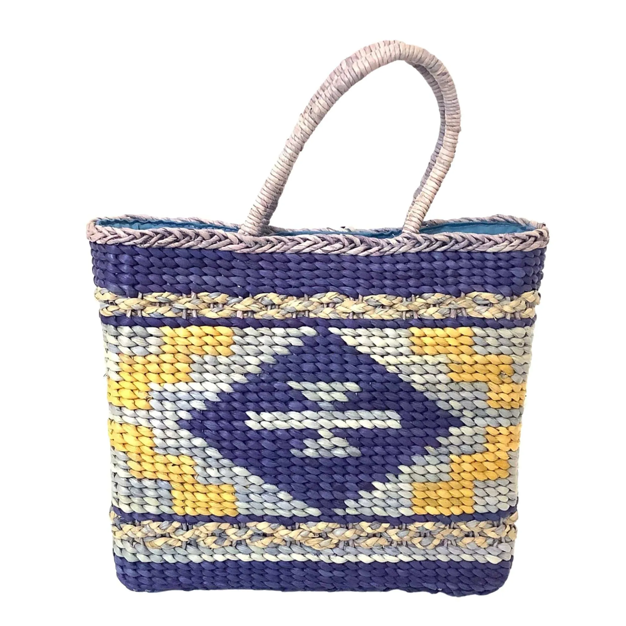 Woven Corn Husk Tote