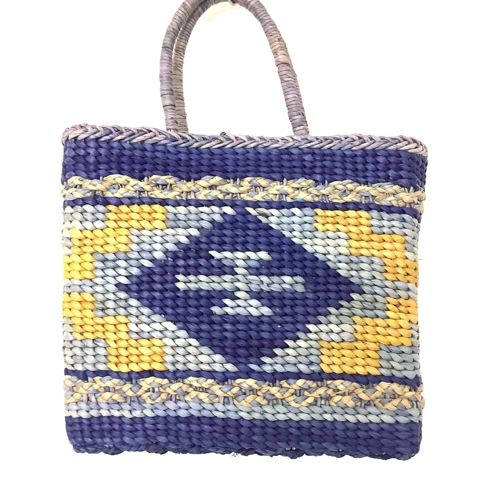 Woven Corn Husk Tote