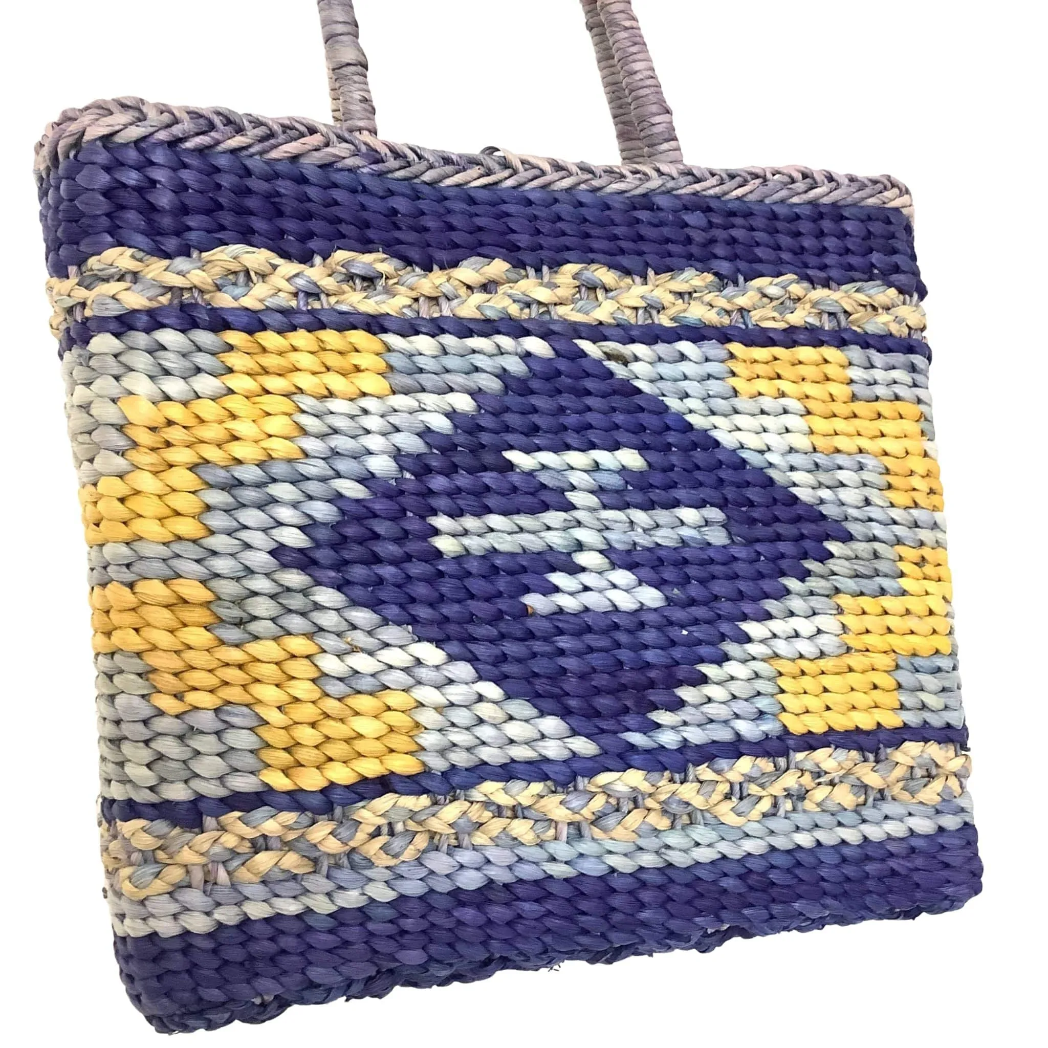 Woven Corn Husk Tote